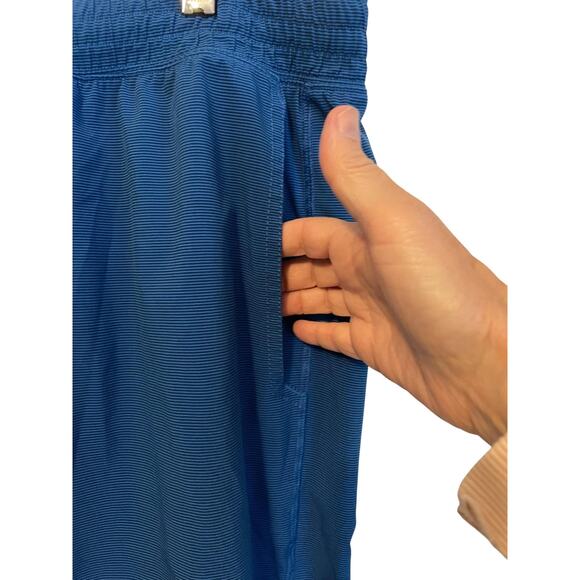 Lululemon Mens Shorts Large Striped‎ Athletic 9 Inch Linerless Drawstring Pocket - Picture 5 of 11